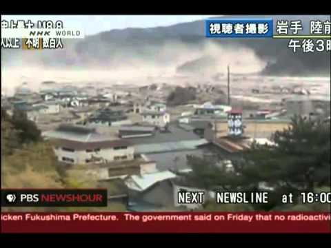 tsunami strike japan