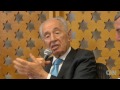 Shimon Peres: Violence is a sickness
