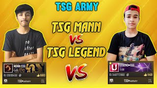 FREE FIRE || TSG MANN VS TSG LEGEND || 1 VS 1 || EPIC CLUTCH FIGHT || INSANE HEADSHOTS || #tsgarmy