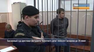 Арест фигуранта «Болотного дела» Алексея Гаскарова. Кадры из зала суда