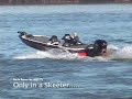 Unbelieveable Bass Boat Turn Complete 360 Degrees!