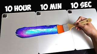 Customizing An iPad In 10 Hours, 1 Hour, 10 Minutes, 1 Minute &amp; 10 Seconds - Challenge (Giveaway)