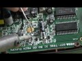 Sega Game Gear Tutorial - LCD Screen Fix - Replacing Main Board Capacitors