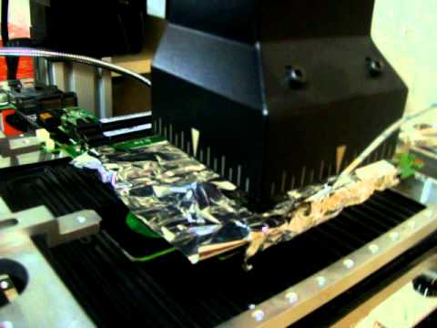 Hp Pavillion tx2500 Reflow using Infared Machine