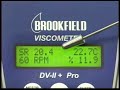 Brookfield DV-II+Pro Viscometer Keys and Instrument Controls