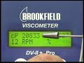 Brookfield DV-II+Pro Viscometer Keys and Instrument Controls