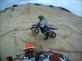 Trilha de moto nas dunas de jaguaruna-SC. Amigos de paraiso, SMO e Cedro. HD.