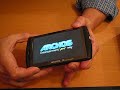 Archos 5 Internet Tablet (Android) unboxing, switch-on and overview.