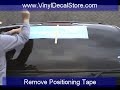 How to Install a Large Vinyl Decal or Sticker