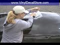 How to Install a Large Vinyl Decal or Sticker