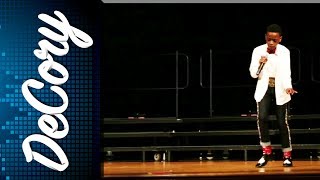 Kid nails Michael Jackson&#39;s Billie Jean at school talent show