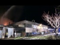 Lagerhalle einer Firma brennt in voller Ausdehnung - Bietigheim-Bissingen 09.03.2013