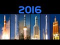 Rocket Launch Compilation in 2016
