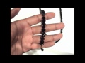 Rick Ross shamballa black onyx simulated diamond bracelet and chain necklace $120