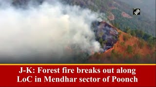video : Poonch में Mendhar Sector के नियंत्रण रेखा से सटे Forest में लगी भीषण आग