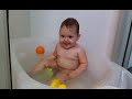 Funny baby in water !!!