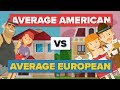 Average American vs Average European (2017) - How Do They Compare? - People Comparison
