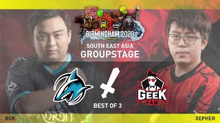 Adroit vs Geek Fam Game 1 (BO3) | ESL One Birmingham Online 2020 SEA Groupstage