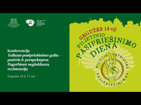 Lietuvos nacionalinė biblioteka. Konferencija „Taikaus pasipriešinimo galia – patirtis ir perspektyvos“