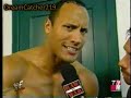 The Rock funny interview about Stephanie