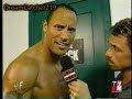 The Rock funny interview about Stephanie