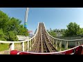 The Racer - Red On-ride Front Seat (HD POV) Kings Island