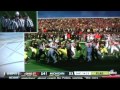 Ohio State Michigan Fight 2013 Hall Flips off fans!