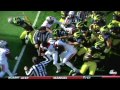 Ohio State Michigan Fight 2013 Hall Flips off fans!