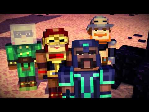 video de minecraft story mode