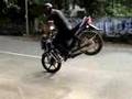 Stoppie On Honda Shine 125