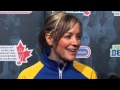 Draw 8 Media Scrum - 2013 Scotties Tournament of Hearts