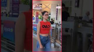 Ananya Panday को किया गया स्पॉट, Cute look में आईं नज़र