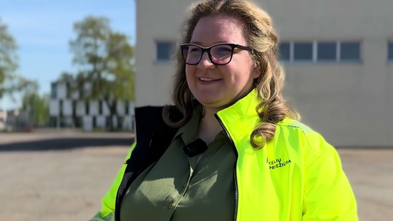 „Kelių priežiūros“ inžinierė D. Pupeikytė: „Inžinerijos žmonėms reikės visuomet“