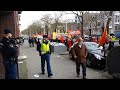 Politiestaat wordt zichtbaar tijdens 1 mei protest Rotterdam