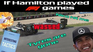 If Hamilton played F1 games