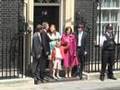 Prime Minister Tony Blair departs Downing Street
