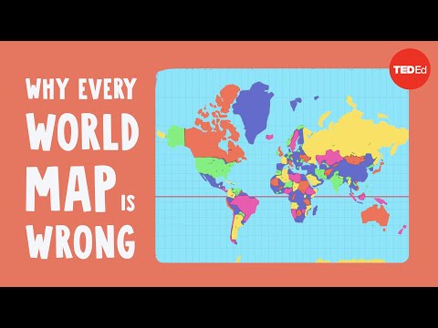 TED-Ed. Why every world map is wrong? (Kodėl visi pasaulio žemėlapiai klaidingi?)