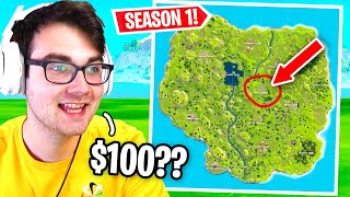 I Hosted a SEASON 1 MAP Tournament for $100 in Fortnite... (OG Chapter 1 Fortnite Map)