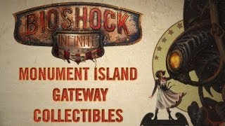 Bioshock Infinite Monument Island Gateway Collectibles (Voxophones, Kinetoscopes, Infusion & Gear)