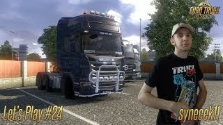 Euro Truck Simulator 2 ► Let's Play Česky #24 ► Erfurt → Rotterdam ► synecek11