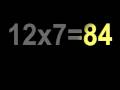 7 Times Table - English Language