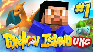 PIXELMON ISLAND UHC #1 w/ The Pack &amp; Friends