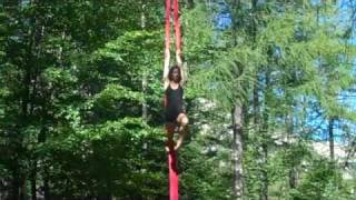 Acrobatie en pleine nature avec le festival de Chaillol.