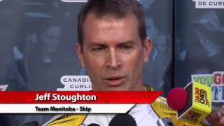 Playoff 1 vs 2 Media Scrum - 2013 Tim Hortons Brier