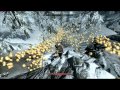 Skyrim : 2500 Cheese wheels rolling off a mountain.