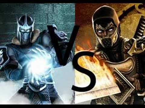 sub zero vs scorpion. Scorpion vs Sub-Zero theme