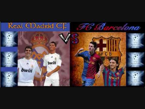 real madrid vs barcelona 1-1 messi goal. Real Madrid C.ronaldo Kaka VS