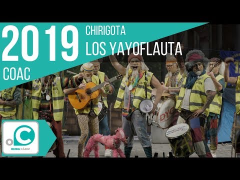La agrupación Los yayoflauta llega al COAC 2019 en la modalidad de Chirigotas. En años anteriores (2018) concursaron en el Teatro Falla como Los del convento de Santa María La Yerbabuena, consiguiendo una clasificación en el concurso de Cuartos de final. 