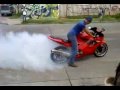moto honda 600 F2 extreme in the street