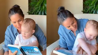 Meghan Markle Reads ‘Duck! Rabbit’ to 1-Year-Old Archie